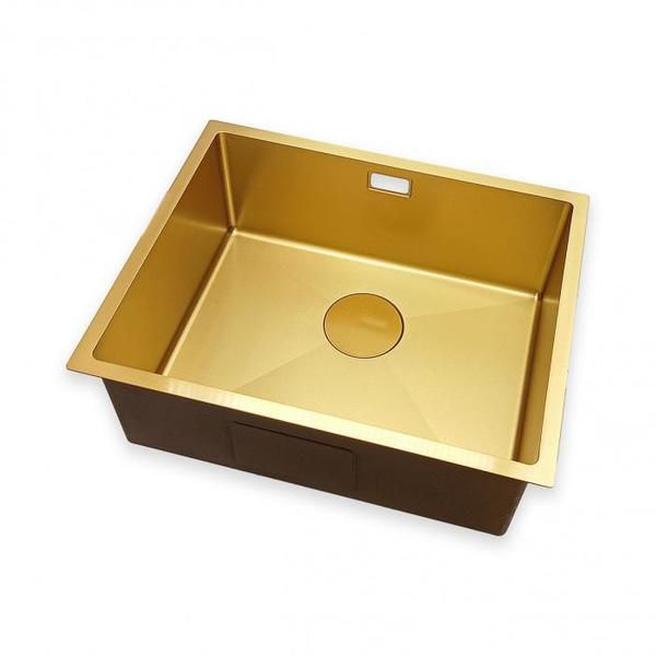IVENTO Мијалник за под мермер 540 x 440 Златен